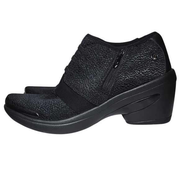 Bzees Enlighten Everyday Black Textured Slip On Booties Shooties Size 8.5 - Picture 5 of 14